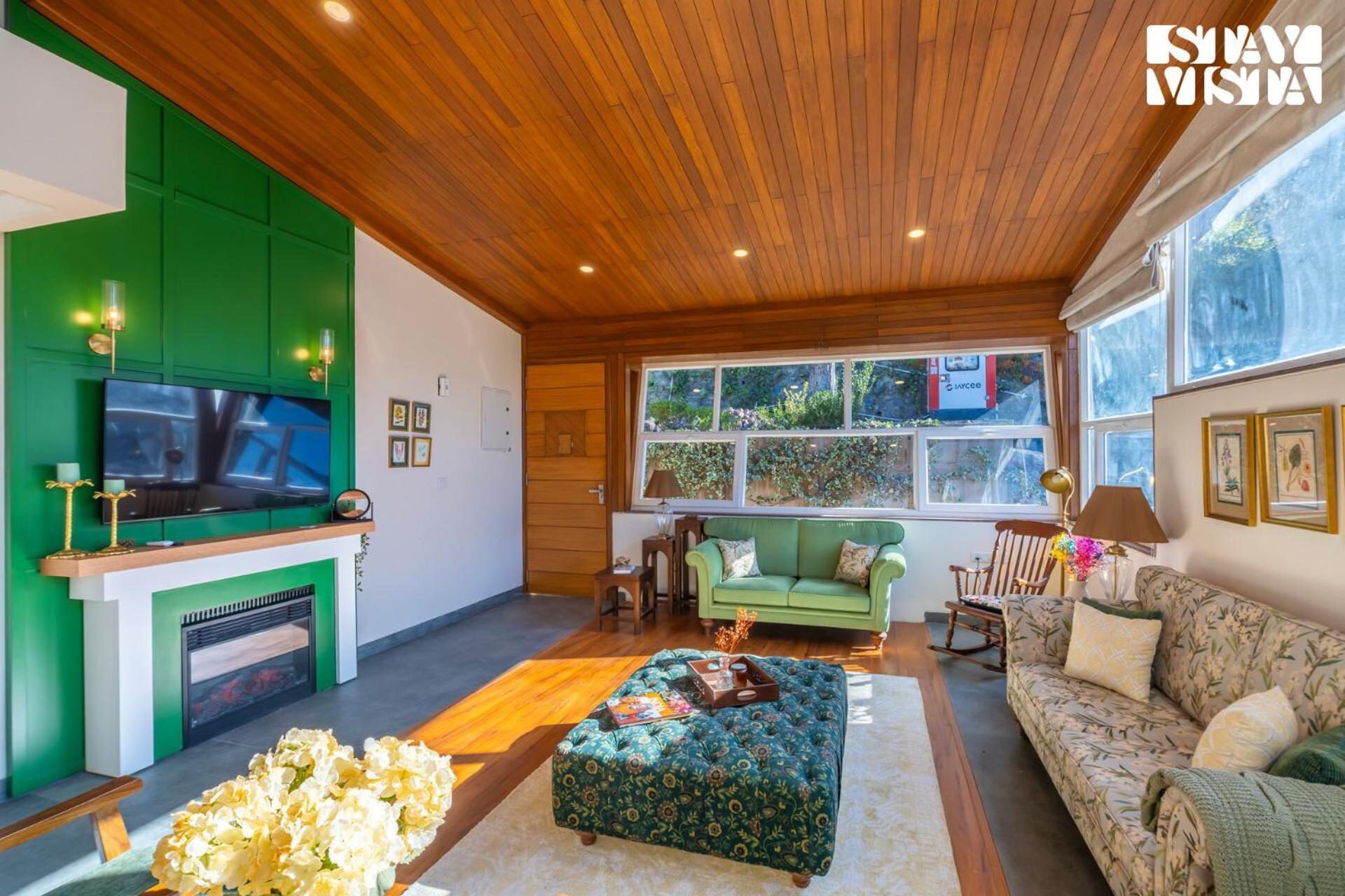 Stayvista At Nook - Elysium Estate 2 Bedroom Cottage With Hill View, Lawn 심라 외부 사진